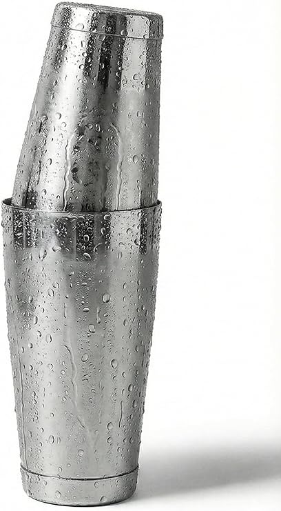 A Bar Above Professional Boston Shakers Set 18 oz Weighted Stainless Steel Cocktail Shaker Set for Bartenders, Premium 304 Steel Bar Shaker, Essential Bartending Tools for Mixing Drinks