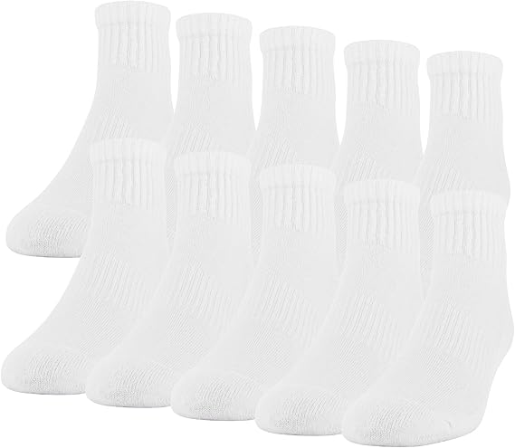 Gildan Men's Active Cotton Ankle Socks (10-Pack)