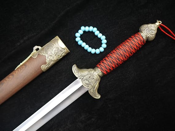 Tai Chi Sword/Training Sword/Stainless Steel Blade/Rosewood Scabbard/Phoenix Pattern