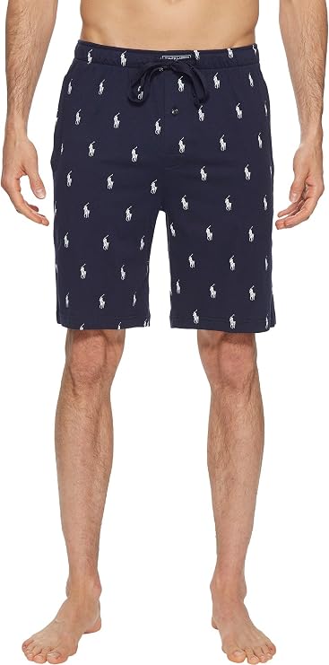 POLO RALPH LAUREN Knit Sleep Shorts Cruise Navy/Nevis Aopp SM