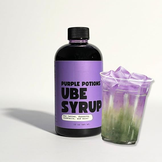 Purple Potions, Authentic Filipino Ube for Coffee and Matcha, Made with Real Ube Kinampay from the Philippines