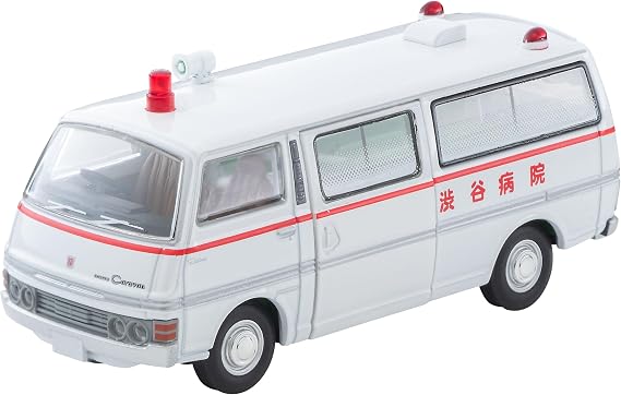 TOMYTEC Tomica Limited Vintage Neo 1/64 LV-N Metropolitan 01 Nissan Caravan Ambulance Shibuya Hospital, Metropolitan PART III, Episode 7 "Escape Runway" Complete Product