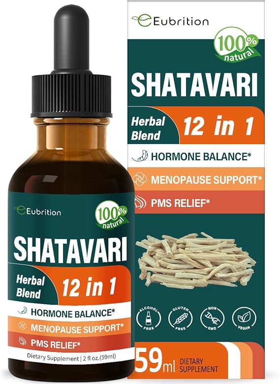 Shatavari (Shitabari) Drops for Women Menopause Relief. 2oz