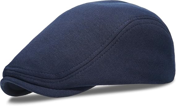 Men's Vintage Flat Cap Adjustable Cotton Newsboy Hat