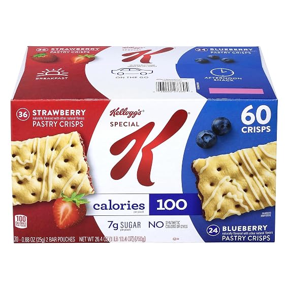 Kellogg's Special K Pastry Crisp 2 Pastry Crispper Pouch 30/0.88 Oz Net Wt 26.4 Oz,,
