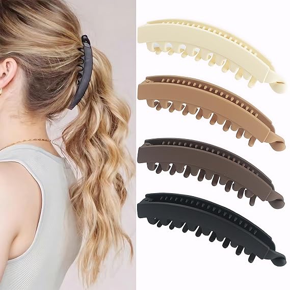 Banana Clip for Women and Girls - Large Claw Clips for Thick Hair, Banana Hair Clips