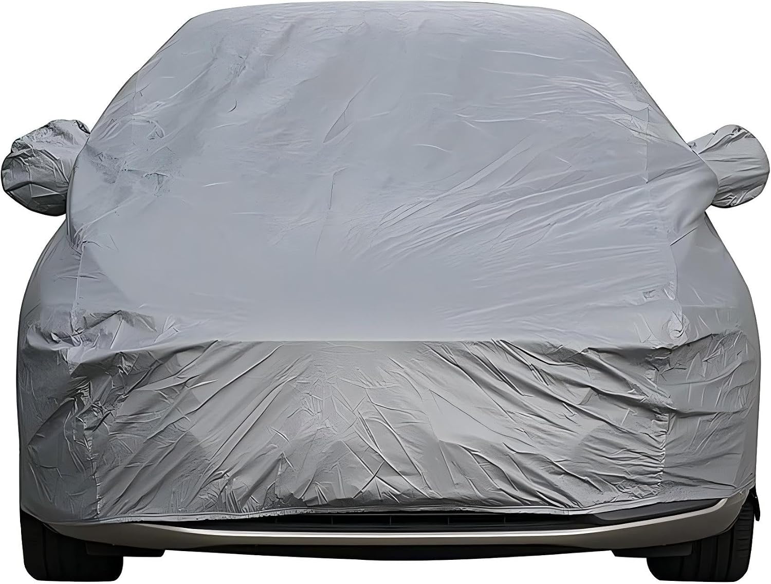 Sipobuy universal fully waterproof, scratch proof, durable car cover, breathable cotton filled, heavy duty