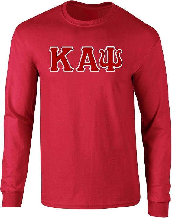 Kappa Alpha Psi Twill Letter Long Sleeve Tee