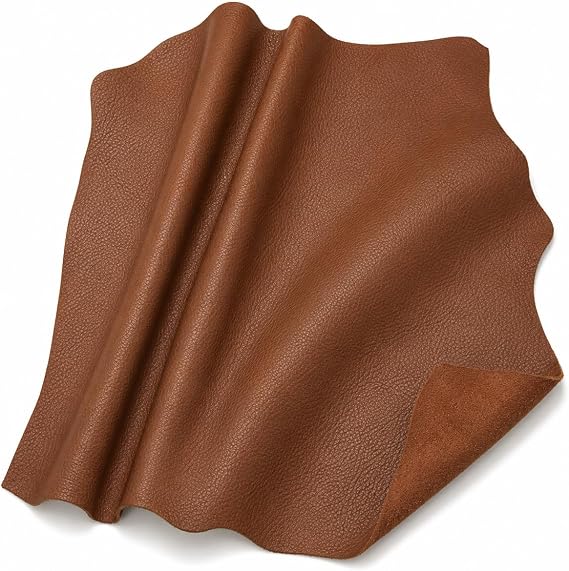 REED Leather Hides Cow Skins, 12 X 24 Inches 2 Square Foot, Brown | Skins for Arts and Crafts