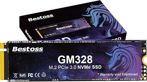 Bestoss 1TB NVMe M.2 SSD PCIe 3.0 M.2 2280 SSD, Internal SSD,Up to 3500MB/s