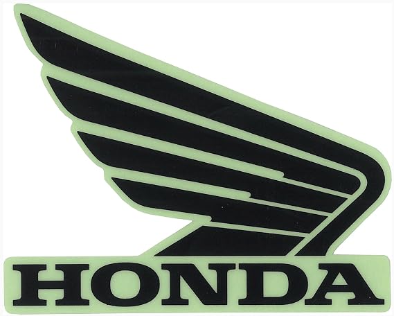 Toyo Mark Honda Motorcycle Emblem Sticker, Black, 3.1 x 2.5 inches 78 x 64 mm R-340