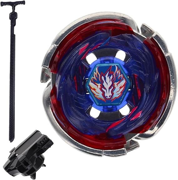 Battling Tops Metal Fusion with Launcher, Stainlsee Steel Precision Gyro Anti-Grabity Spinning Tops, Balance Desktop Spinner Toys Gifts for Child and Boys