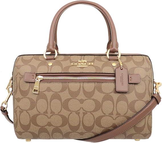 Coach F83607 Shoulder Bag, Signature Rowan Satchel, Women’s, Outlet, Designer