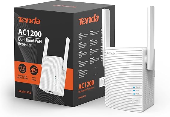 Tenda WiFi 6 Extender AX3000 (A18-AC1200)