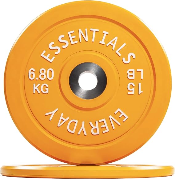 BalanceFrom Color Coded Olympic Bumper Plate Weight Plate