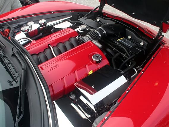 2005-2013 Corvette Chrome Engine & Trunk Screw Cap Cover Kit - 60pc