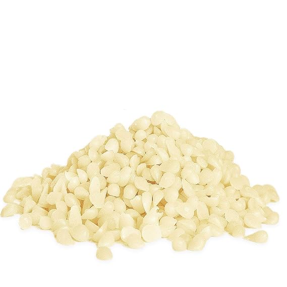 Howemon White Beeswax Pellets 10 lb 100% Pure and Natural Triple Filtered for Skin, Face, Body and Hair Care DIY Creams, Lotions, Lip Balm and Soap Making Supplies