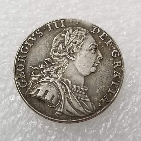 1787 Antique United Kingdom 1 Shilling Coin - Great British Old Coin - Uncirculated Commemorative Coin - Discover History of Coins - Good Service