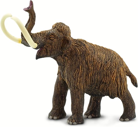 Safari Ltd. Woolly Mammoth Figurine - Detailed 5.5" Prehistoric Figure - Educational Toy for Boys, Girls, and Kids Ages 3+