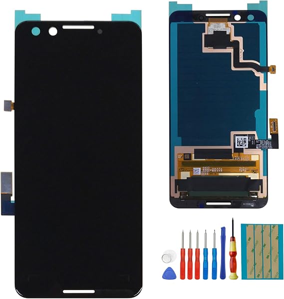 Amoled Touch Screen Compatible with Google Pixel 3 G013A 5.5" Touch Screen Display Assembly Digitizer Glass LCD with Adhesive+Tools