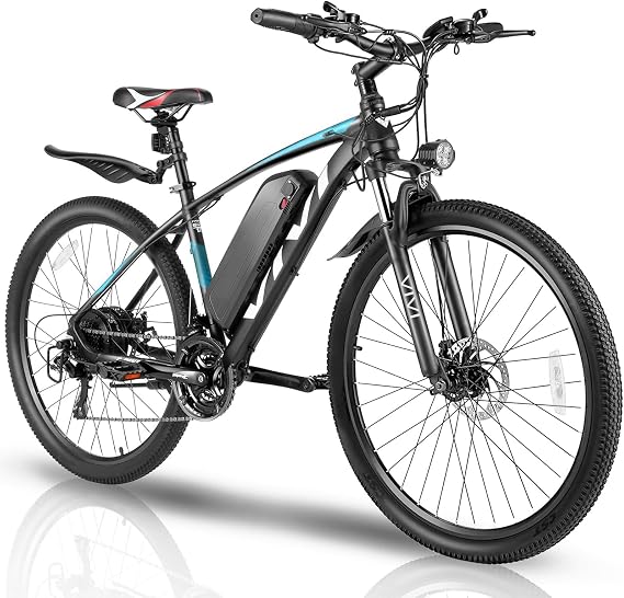 Vivi Electric Bike for Adults, 27.5" Electric Mountain Bike, 500W Class 2 eBike 48V 499WH Removable Battery, Up to 50 Miles Range, 21 S Adult Electric Bicycles