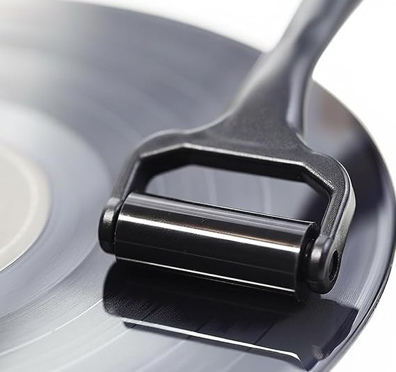 Vinyl Buddy Record Cleaner Roller The Pre-Spin Vinyl Cleaner for Records | Lifts Dust, Lint & Fingerprints in Seconds Without Smearing | Liquid-Free, Reusable Silicone | Includes Protective Case