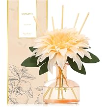 Reed Diffusers Set, 210ml Citrus Orange Blossom Scented Diffuser with 7 Sticks, Home Fragrance Lasts up to 120 Days for Bathroom Bedroom Living Room Decor, Air Fresheners
