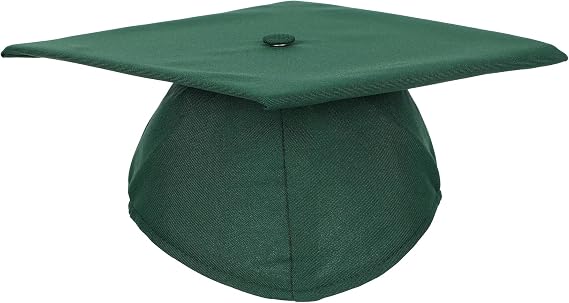 Unisex Adult Matte Graduation Cap | 14 Colors, Polyester Fabric, Graduation Cap Only for High School and Bachelor