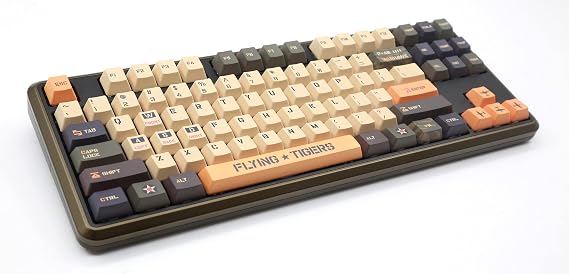 Varmilo Sword 2-87 Flying Tigers White LED TKL Dye Sub PBT Aluminum Mechanical Keyboard (Varmilo EC Daisy V2)