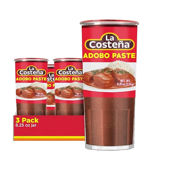 La Costena Adobo Paste - Made with Guajillo Chiles - 8.25oz, 3 Pack