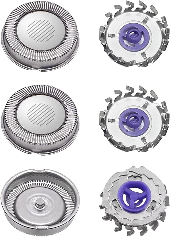 3 Pcs Replacement Shaver Head Shaver Blade for Phi&lips Norel&co Hq56 Hq55 Plus Hq4 Hq3 6948XL