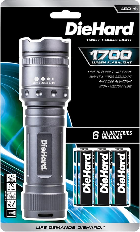 Dorcy International Diehard 1700 Lumen Focusing Flashlight 41-6123