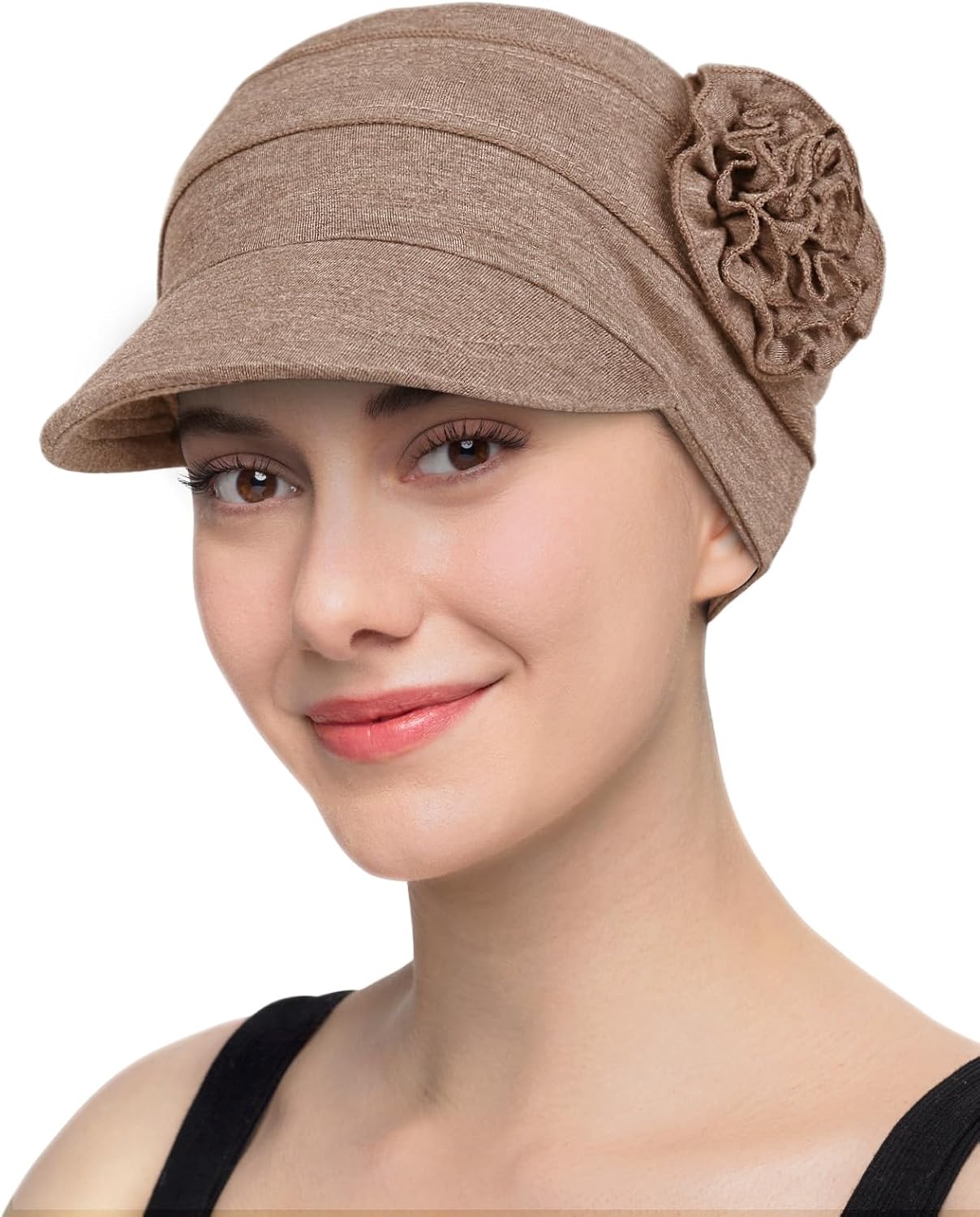 Soft Newsboy Cap for Women Slip on Headwear Summer