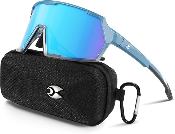 suoso Cycling Sports Sunglasses for Men: UV400 Protection Sun Glasses Youth Glasses for Bike Running Baseball Softball