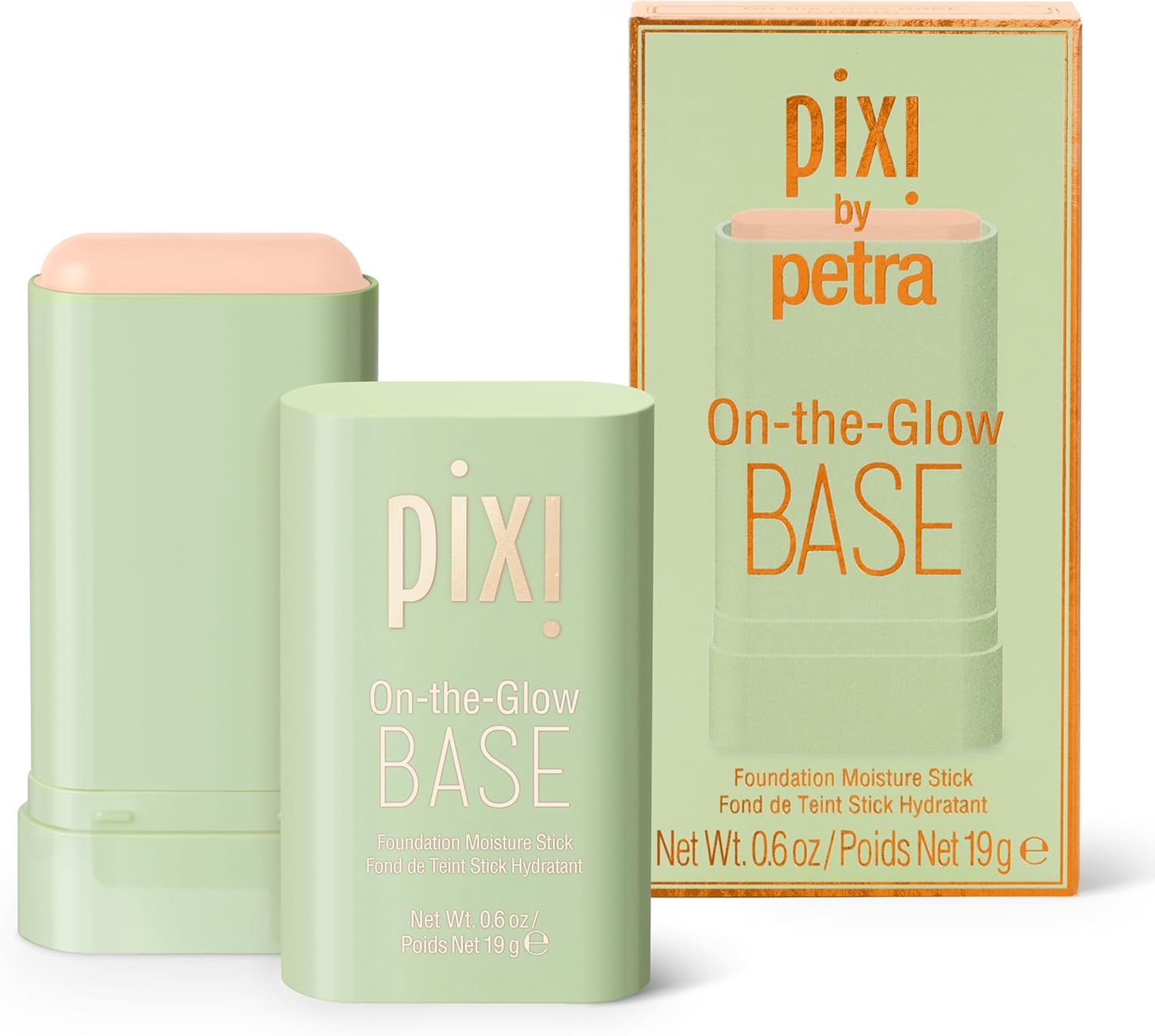 Pixi Beauty On-the-Glow Base| Tinted Moisturizer Foundation Stick | Cream: Fairlight, neutral shade| 0.6 oz  19g