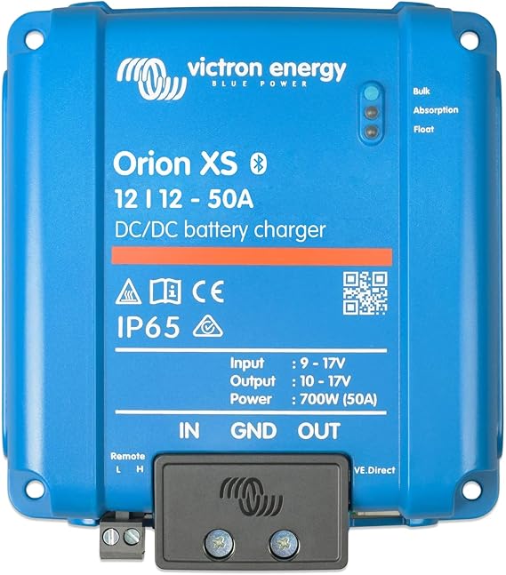 Victron Energy Orion XS 12/12-Volt 50 Amp DC-DC Battery Charger with EMC Enhancements