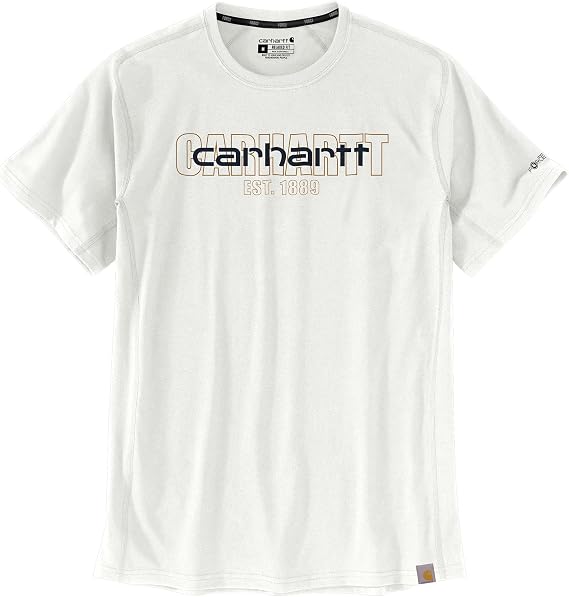 Carhartt Men's Force Relaxed Fit Midweight Short-Sleeve Logo Graphic T-Shirt