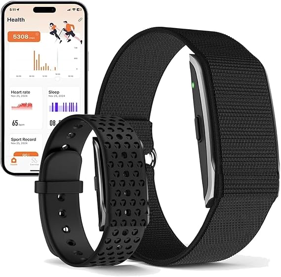 Health Smart Bracelet, Activity & Fitness Trackers/SpO2/ Heart Rate/Blood Pressure/Sleep Stress/IP68 Waterproof for120 Sport Modes,Automatic Monitoring Wearable Fitness Tracker  with Free App