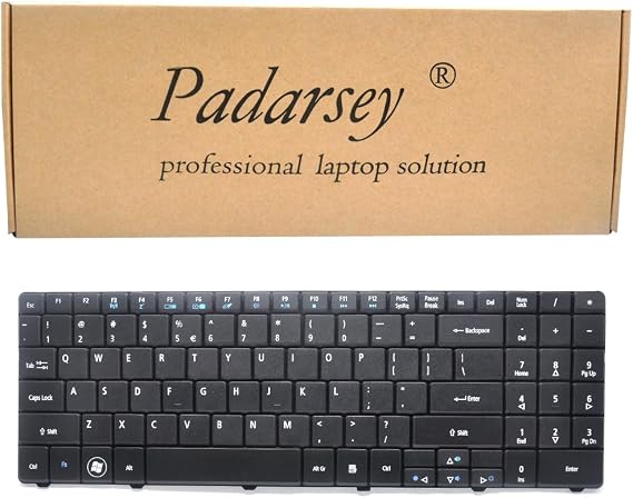Replacement Keyboard Compatible with ACER Aspire 5516 5517 5532 5534 5732 7315 7715 5241 5541 5541G 5732G 5334 5734 Emachines E525 E625 E627 E725 E527 E727 PK130CK2A10 Series Black US Layout
