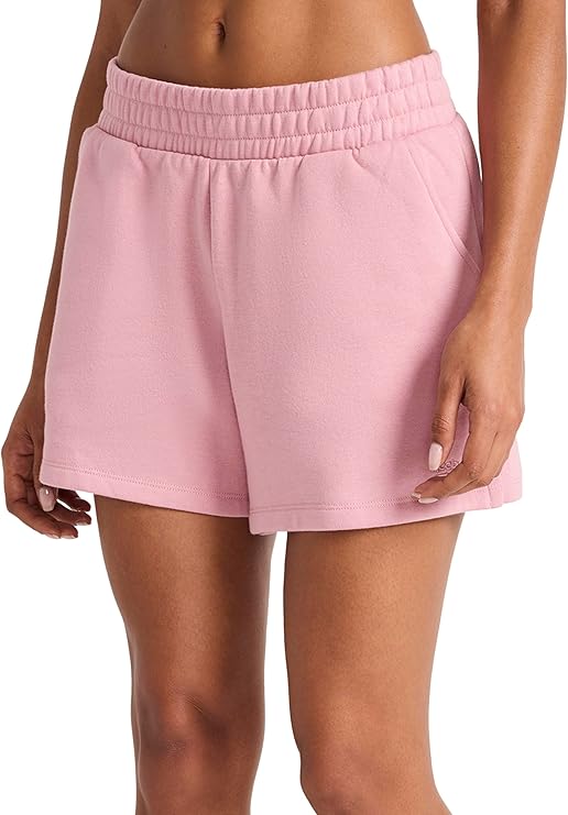 Reebok Women's Classic Summer Sweat 4.5 Short, Standard Fit, Lightweight Cotton-Poly Fabric