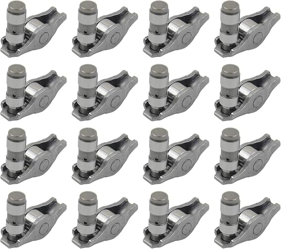 16x Valve Rocker Arm Lifter Kit Lash Adjuster Replacement for 2005-2006 Jeep Liberty 2.8L CRD DIESEL 5066780AB 05066780AA Flynsu