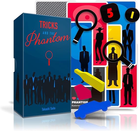 Oink Games Tricks and The Phantom Strategy Deduction Card Game | 24 Players | Ages 9+ | Portable Travel Game