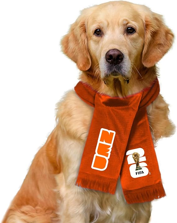 Littlearth Pet Soccer Team Scarf - Officially Licensed FIFA 2026 Pet Apparel  in 13 Fan-Favorite Country Designs
