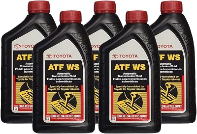 Genuine OEM ATF WS 5 Quarts Automatic Transmission Fluid 5x1 qt For Toyota Lexus