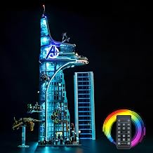 Light Kit for Lego Marvel Avengers Tower, Lighting Set for Lego 76269 Avengers Tower - Not Include Models, Just Light Kit (Remote Control Version)