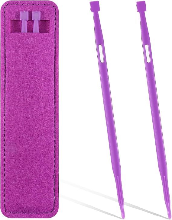 2 PCS that Purple Thang Sewing Tools, Sewing Notions Accessories Multifunctional Sewing Supplies Bodkin Sewing Tool for Sewing Craft Projects Quilting Supplies