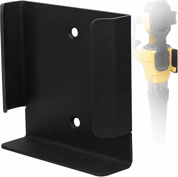 Ertuohg Wall Mount Leaf Blower Hanger for Dewalt 60V Flexvolt Heavy Duty Blower Attachments Tool Holder for DCBL772 Models, Hook for Leaf Blower, Safe Storage Saves Space,Metal
