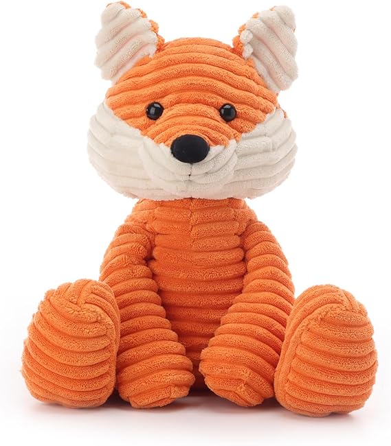 Apricot Lamb Toys Plush Corduroy Fox Soft Stuffed Animal Medium 12''