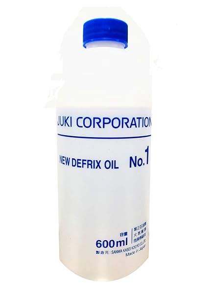 Juki Genuine Defrix Sewing Machine Oil No.1 - 600ml Original Juki Oil Japan Import