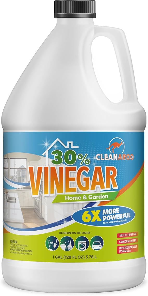 30% Concentration Vinegar, All-Natural Multipurpose General Cleaner (1 Gallon)